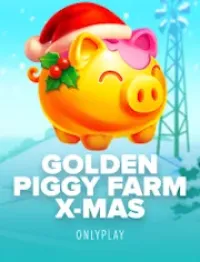 golden piggy farm xmas game logo